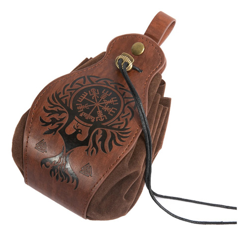 Minibolsa Vikinga Medieval Para Monedas, Bolsa Para Hombre Y