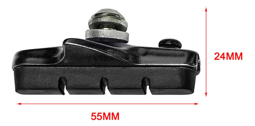 4 X 2-4pack Road Bike C Brake Shoes Pads Block 55mm 4 Pcs