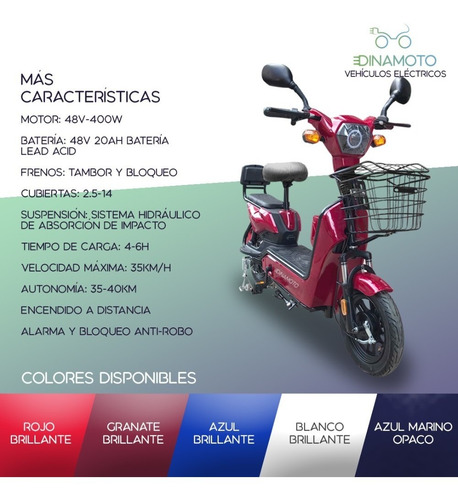 Imagen 3 de 11 de Moto Eléctrica Mulita Smart Envíos A Todo Uruguay