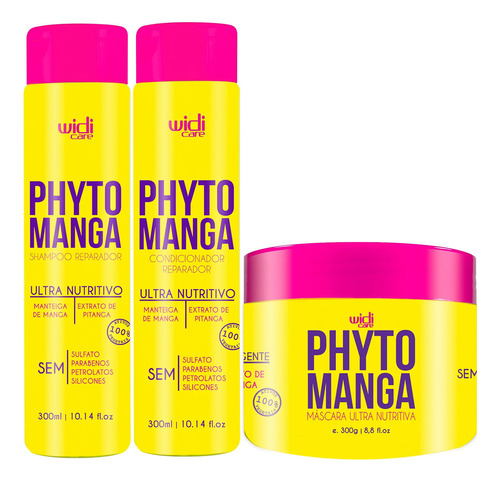 Widi Care Phyto Manga Kit Shampoo+condicionador+máscara