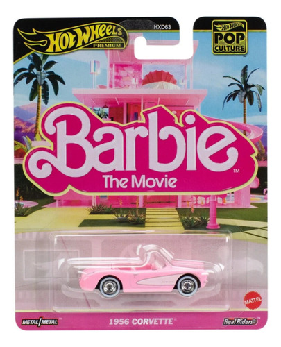 Hot Wheels Premium Pop Culture Barbie La Película 1956 Corve