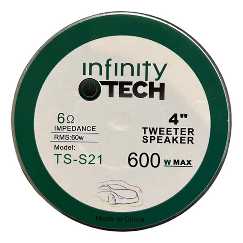 Super Tweeter Aluminio 600w Rms Infinity Tech
