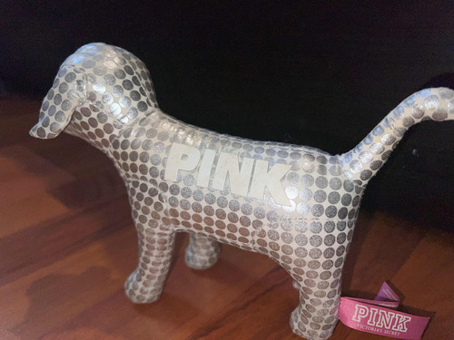 Perrito Pink Victoria Secret,plateado