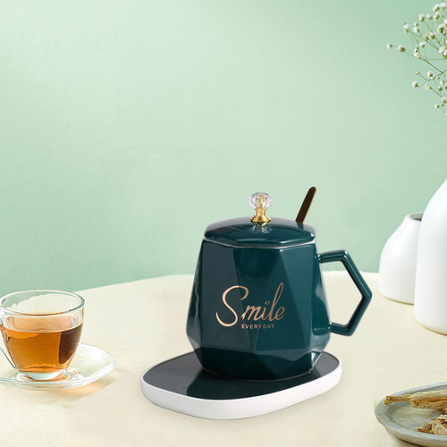 Set De Calentador De Café Y Taza Para Té Con Leche Smart Con