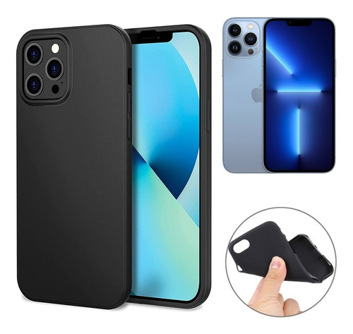 Capa Protetora Ultra Fina Fosca Para Apple iPhone 13 Pro Max