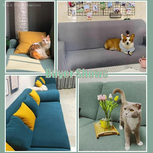 - Funda De Sofá Elástica Jacquard Para Sala De Estar