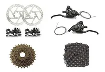Comprar Kit Relação Bicicleta Transmissão 21 Velo + Freios A Disco