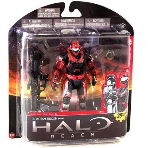 Figura De Acción Halo Spartan Reach De La Serie 6