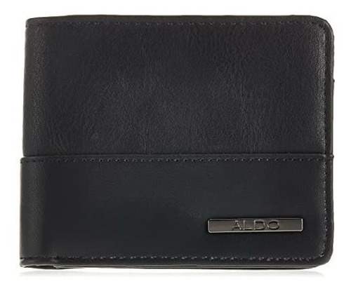 Aldo Men's Aissa Minimalist Wallet, Black, One Size 1zj7q