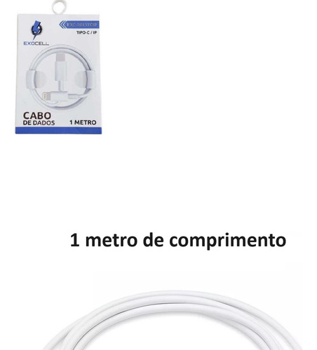 Cabo Carregador Dados Tipo C Para Ip iPhone Todos Modelos