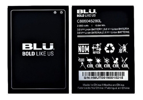 Bateria Pila Blu G6 C806045280l Nueva Sellada Con Garantia