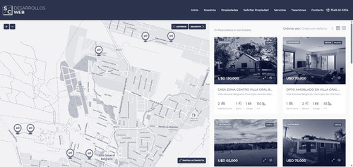 Desarrollo De Sitio Web Con Administrador Inmobiliario