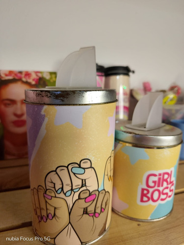 Kit Mate Yerbero Azucarero Set Latas Yerba Y Azucar Outlet Girl Boss Outlet