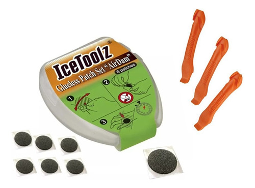 Kit Remendo Reparo Camara Sem Cola Mais Espatulas Icetoolz 