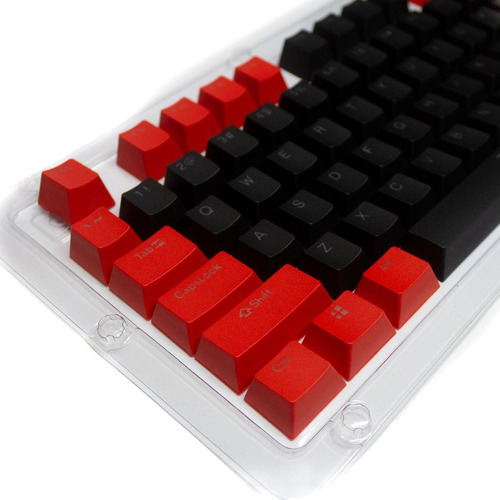 Imagen 1 de 3 de Keycaps Set Color Rojo + Negro