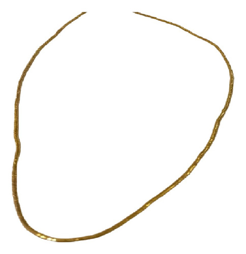 Cadena Collar 18k Oro Plateado Elegante 26 Pulgadas