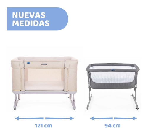 Imagen 4 de 10 de Cuna Colecho Next2me Forever 0 A 4 Años