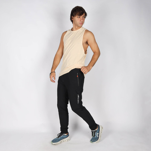 Pantalon Jogging Hombre Bolsillos Con Cierre Old Town Polo