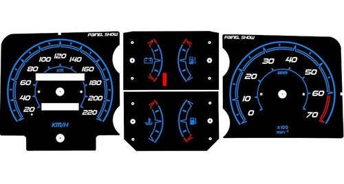 Monza Kit Translucido P/ Painel Cod670v220 Acrilico Show