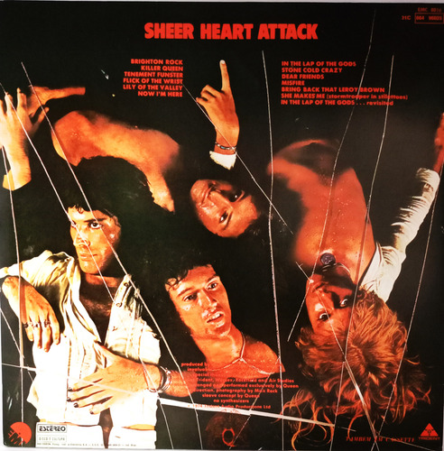 Lp Queen Sheer Heart Attack - Excelente