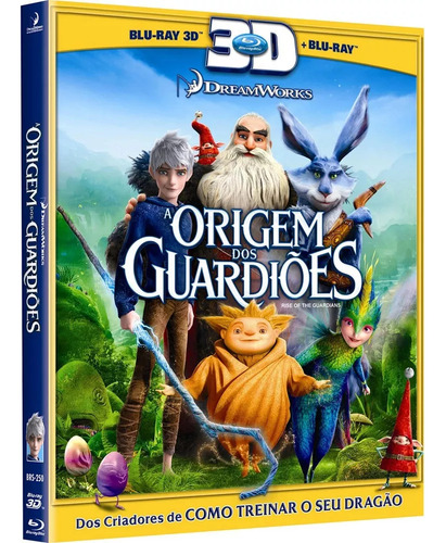 Blu-ray A Lenda Guardiões 3d+bd+a Origem Gurdiões 3d+bd