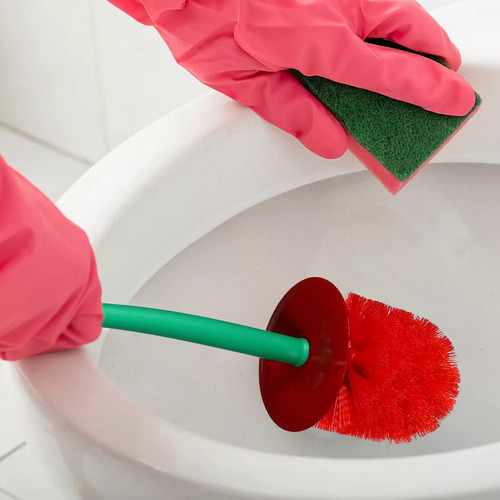 Juego De Escobillas De Baño En Forma De Cereza Con Soporte A