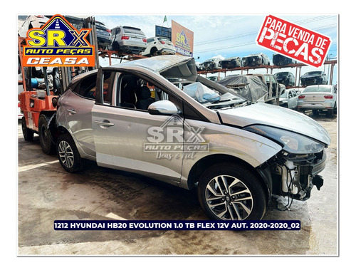 Sucata Para Retirada De Peças Hyundai Hb20 1.0 Flex Aut 2020