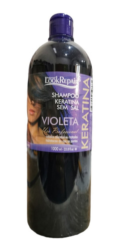 Shampoo Keratina 1000 Mlna Sin Sal Violeta (look Repair)