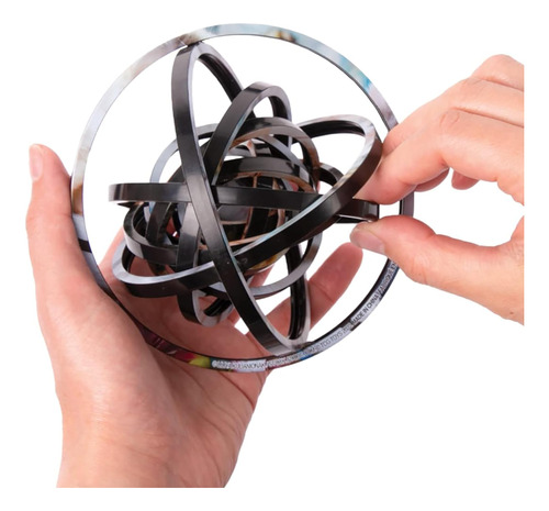 Puzzle Spin Flip Charles Fazzino, 14 Anillos 3d Para Niños Y