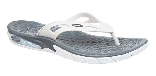 Chinelo Sandalia Oakley Killer Point Light Grey Original