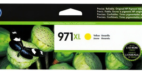Cartucho De Tinta Hp 971xl Amarelo Cn628am