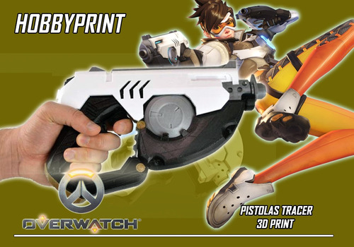 Pistola Tracer Overwatch (3d Print) El Mejor Precio