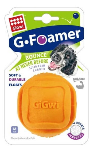 Gigwi® Pelota G-foamer Naranja M Para Perros