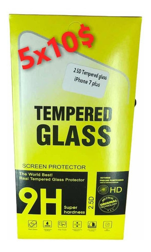 Vidrio Templado Glass 9h iPhone 7, 7 Plus , 8, 8 Plus