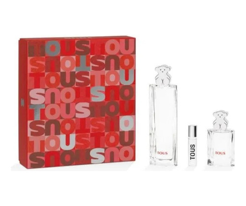 Set Perfume Mujer Tous 90ml Edt + 30ml Edt + Miniatura 4.5ml