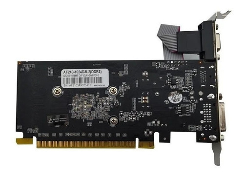 Placa De Video Geforce Gt240 Afox 1gb Ddr3 128b Hdmi Dvi Vga