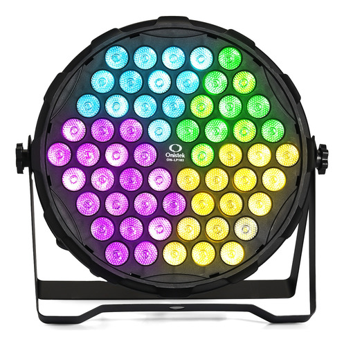 Kit 4 Canhão Refletor 60 Leds Par 80w Rgb Iluminação Dj Dmx