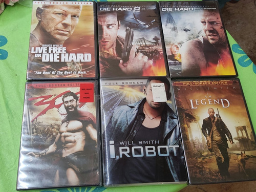 Dvd Originales Lote De 9 Películas Selladas (Usado)