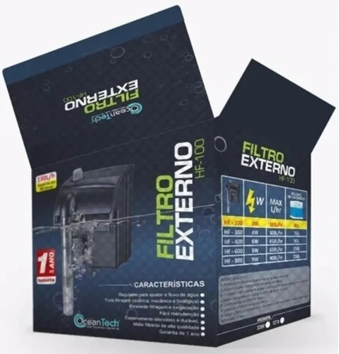 Filtro Externo Ocean Tech Hf-800 900l/h 220V