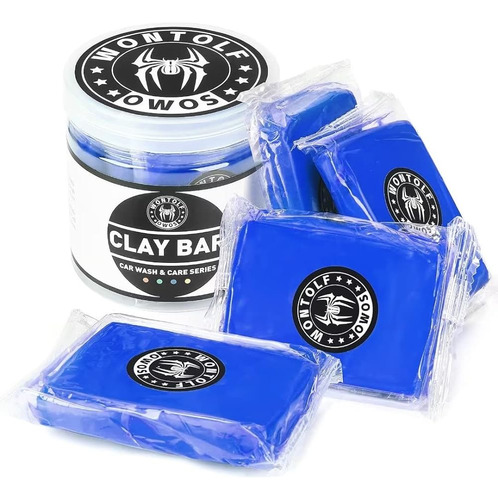 ~? Wontolf Car Clay Bar 4 Pack 100g Premium Grade Clay Bar B