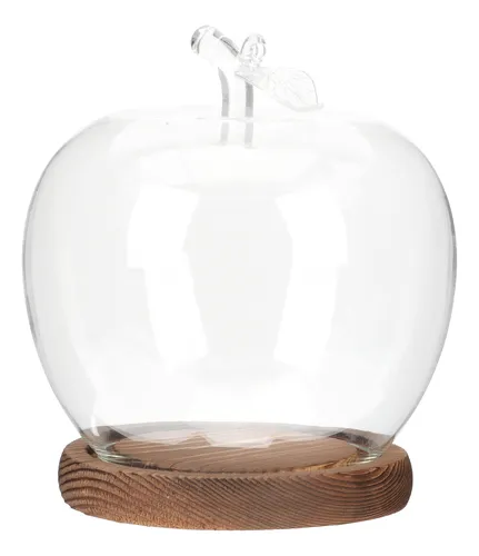 Contenedores De Almacenamiento Con Tapa De Cristal Apple, Ca