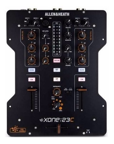 Mixer Allen Heath Xone 23c Dj Consola 4 Entradas Usb 2.0
