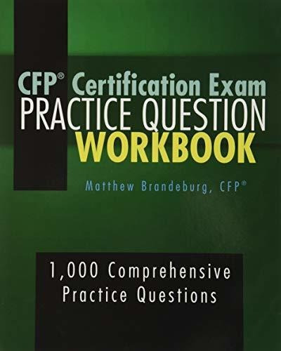 Book : Cfp Certification Exam Practice Question Workbook...