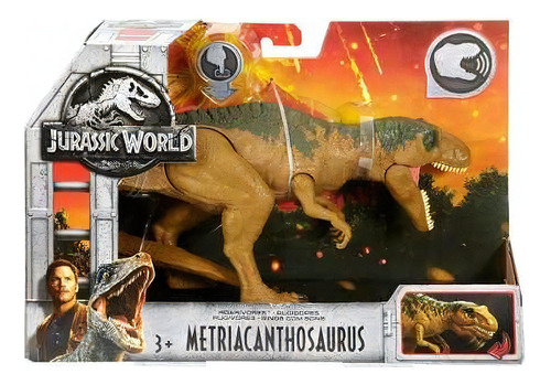 Figura de acción  Metriacanthosaurus de Mattel Roarivores