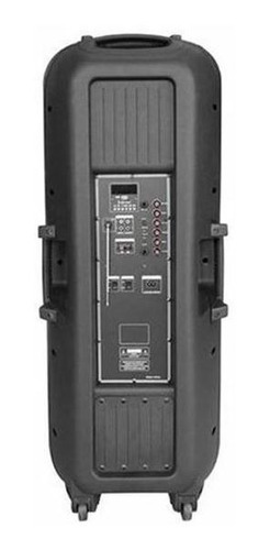 Parlante Eldom ELD-2X15 portátil con bluetooth negro