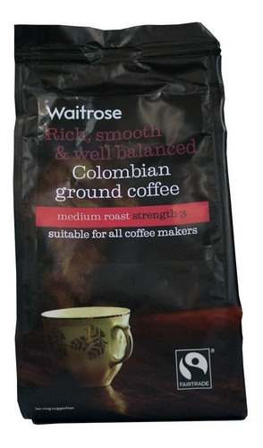 Café Waitrose Colombiano Molido 227 G