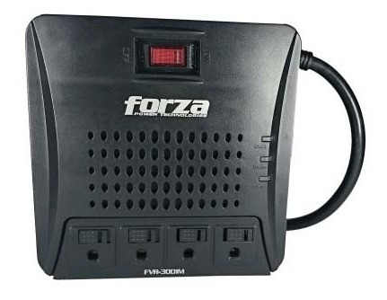 Regulador Forza Fvr-3001m 4c 3000va/1500w Rj45-11/timer