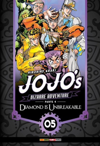 Jojo's Bizarre Adventure - Parte 4: Diamond is Unbreakable Vol. 5, de Araki, Hirohiko. Editora Panini Brasil LTDA, capa mole em português, 2022