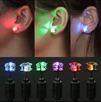 Comprar Zarcillos Aretes Luz Led Neon Fiesta Hora Loca 2 Pares