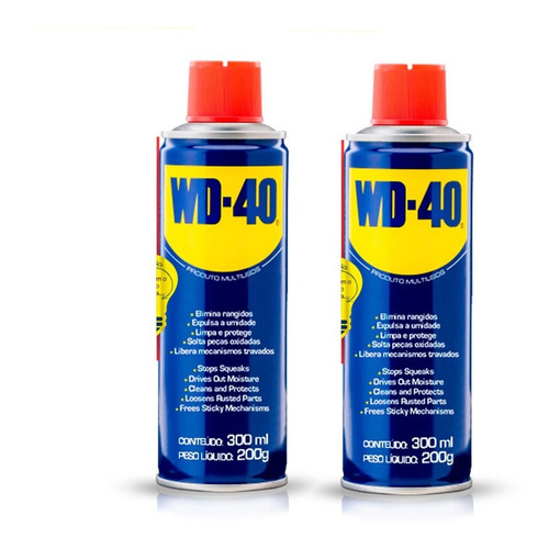 Kit 2 Óleo Wd40 Multiusos - Desengripante Lubrificante 300ml